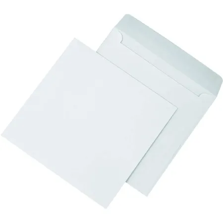 MAILmedia Briefumschläge haftklebend, quadratisch, weiß, 100g/m², 500 Stück
