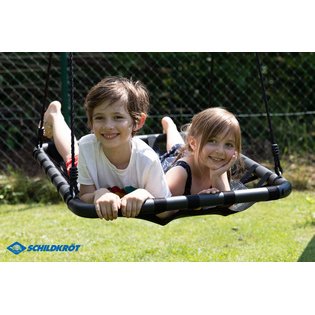 Balançoire nid d'oiseau,(L)600 x (P)1020 mm, noir