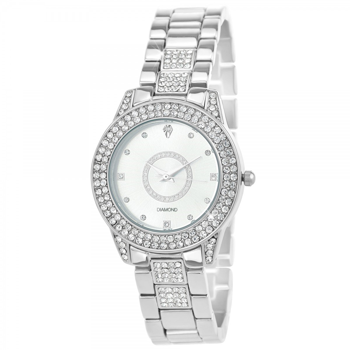 Montre Enora élégante SC Crystal ornée d'un véritable diamant