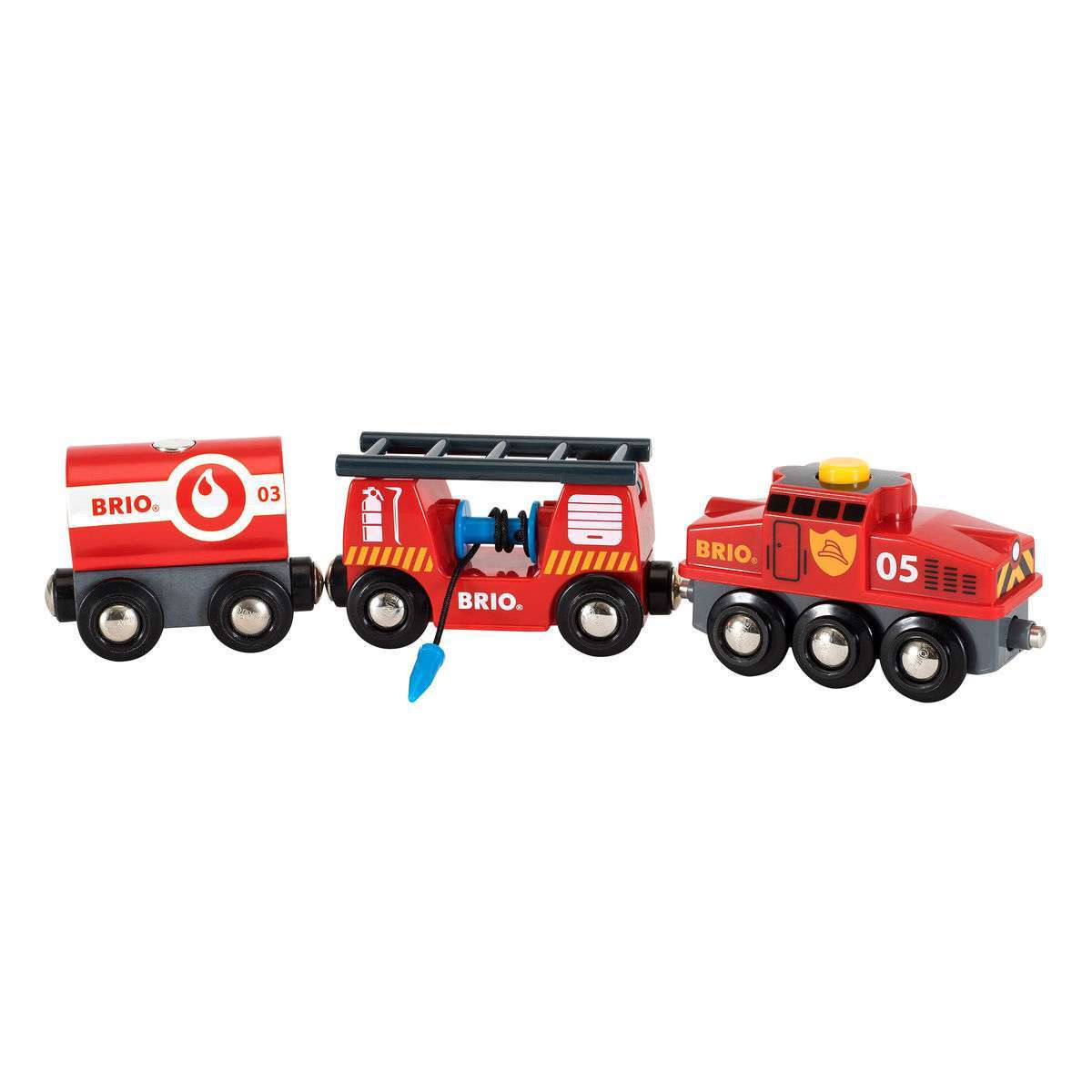 BRIO Spiel Feuerwehr-Löschzug