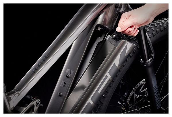 VTT Électrique Tout-Suspendu Trek Rail 5 Shimano Deore 12V 625 Wh 29'' Gris Mercure