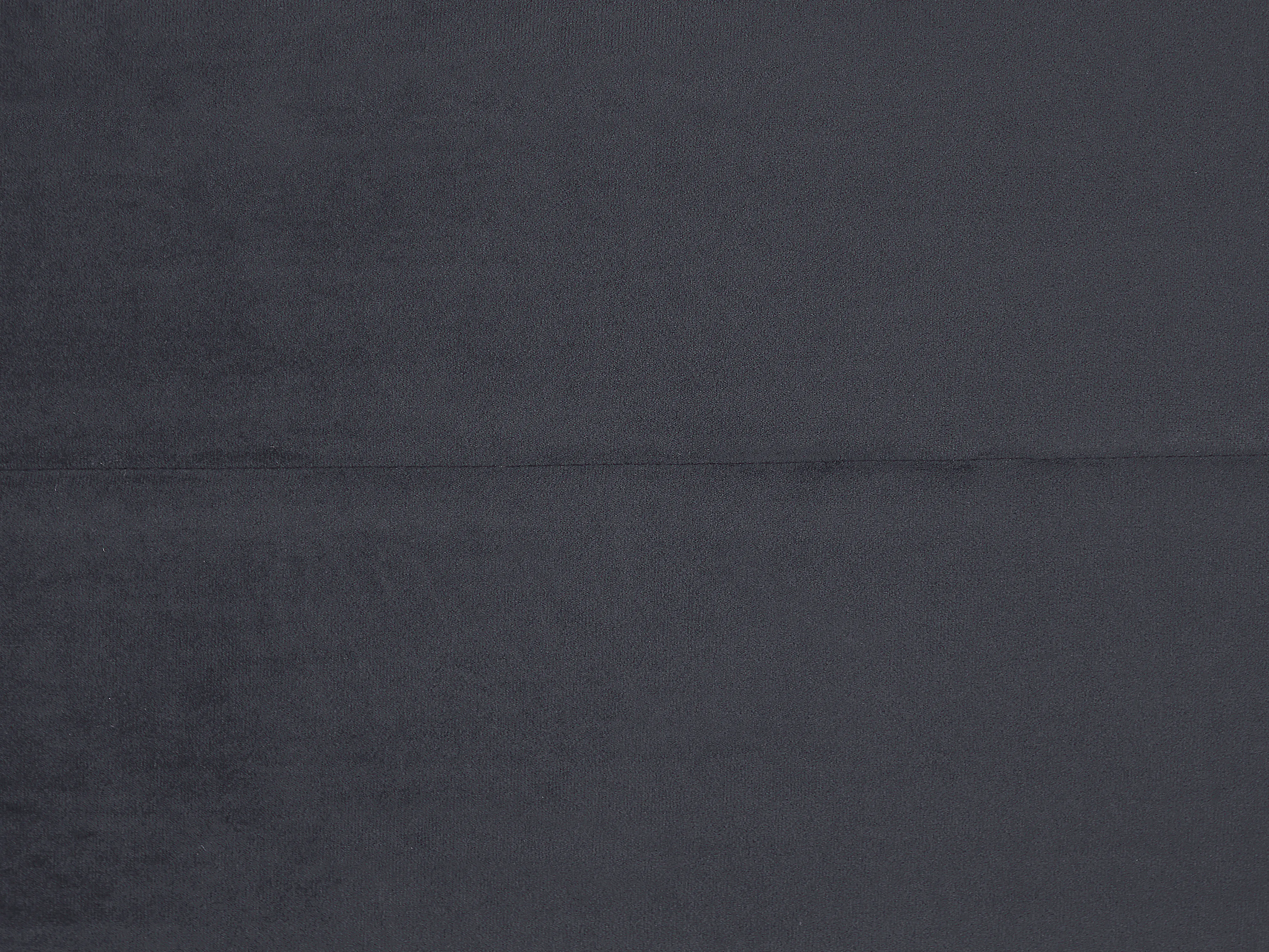 Bed Fluweel BELLOU 180 x 200 cm Donkergrijs