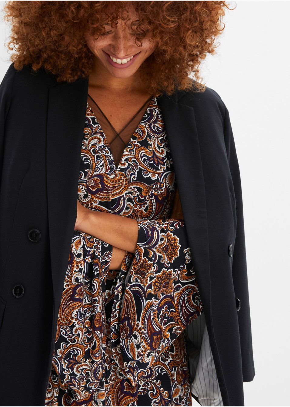 Robe imprimée en viscose