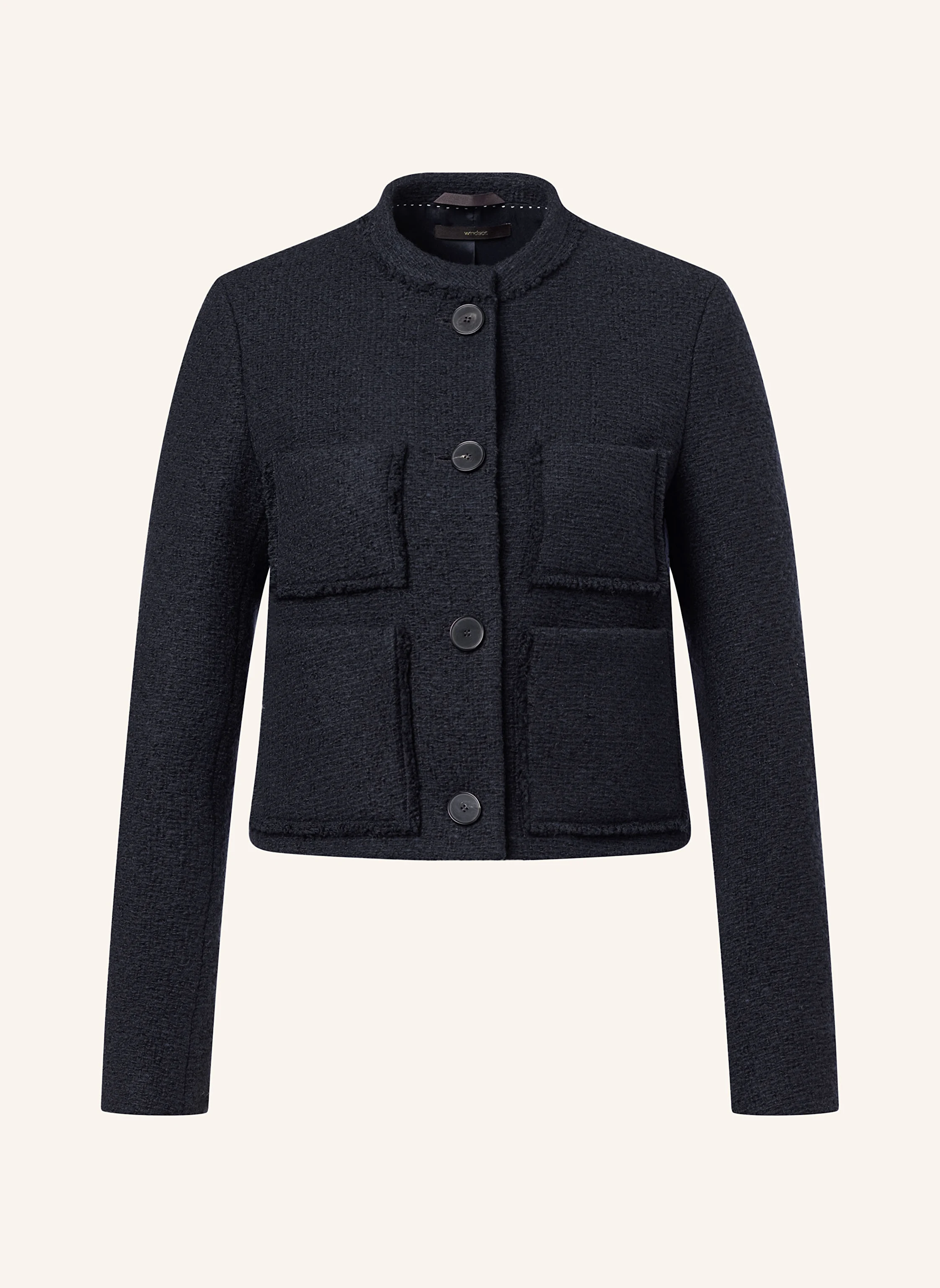 windsor. Bouclé-Jacke