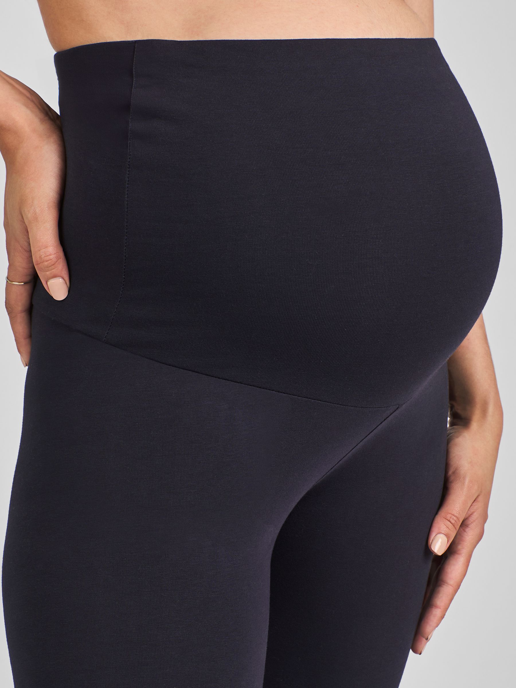 JoJo Maman Bébé Cotton Rich Maternity Leggings 2 Pack