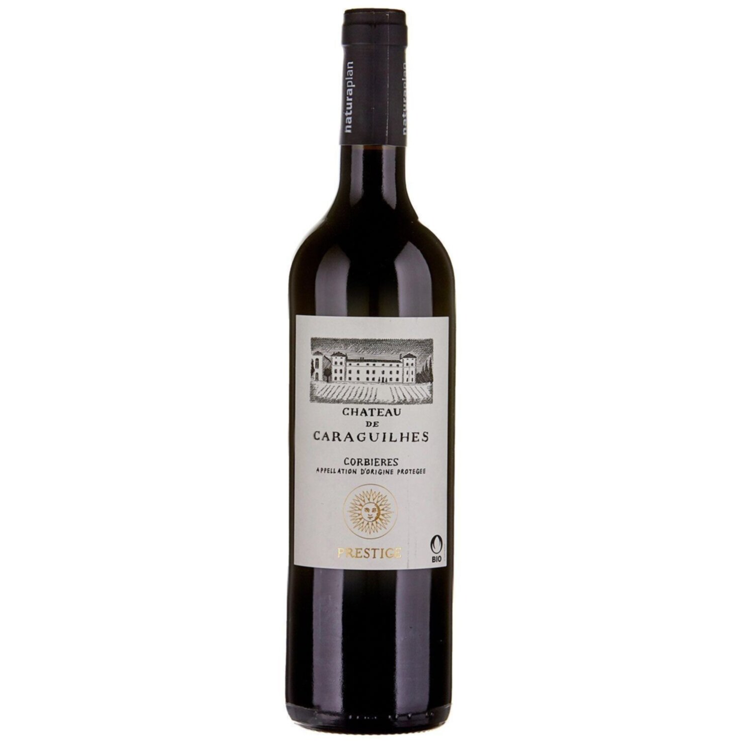 Naturaplan Bio-Corbières AOP Prestige Château de Caraguilhes -75cl