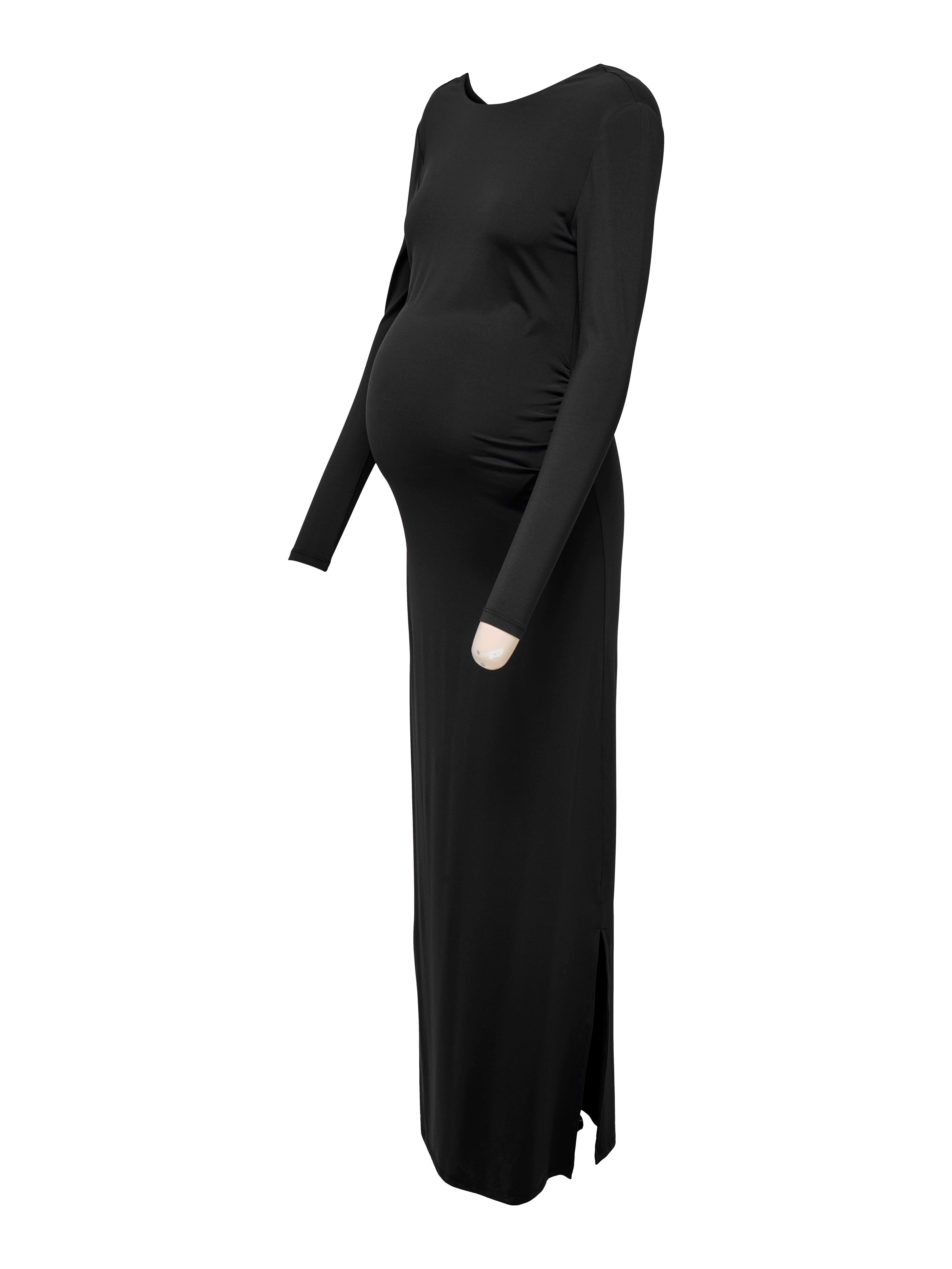 OLMEA Langes Kleid Black