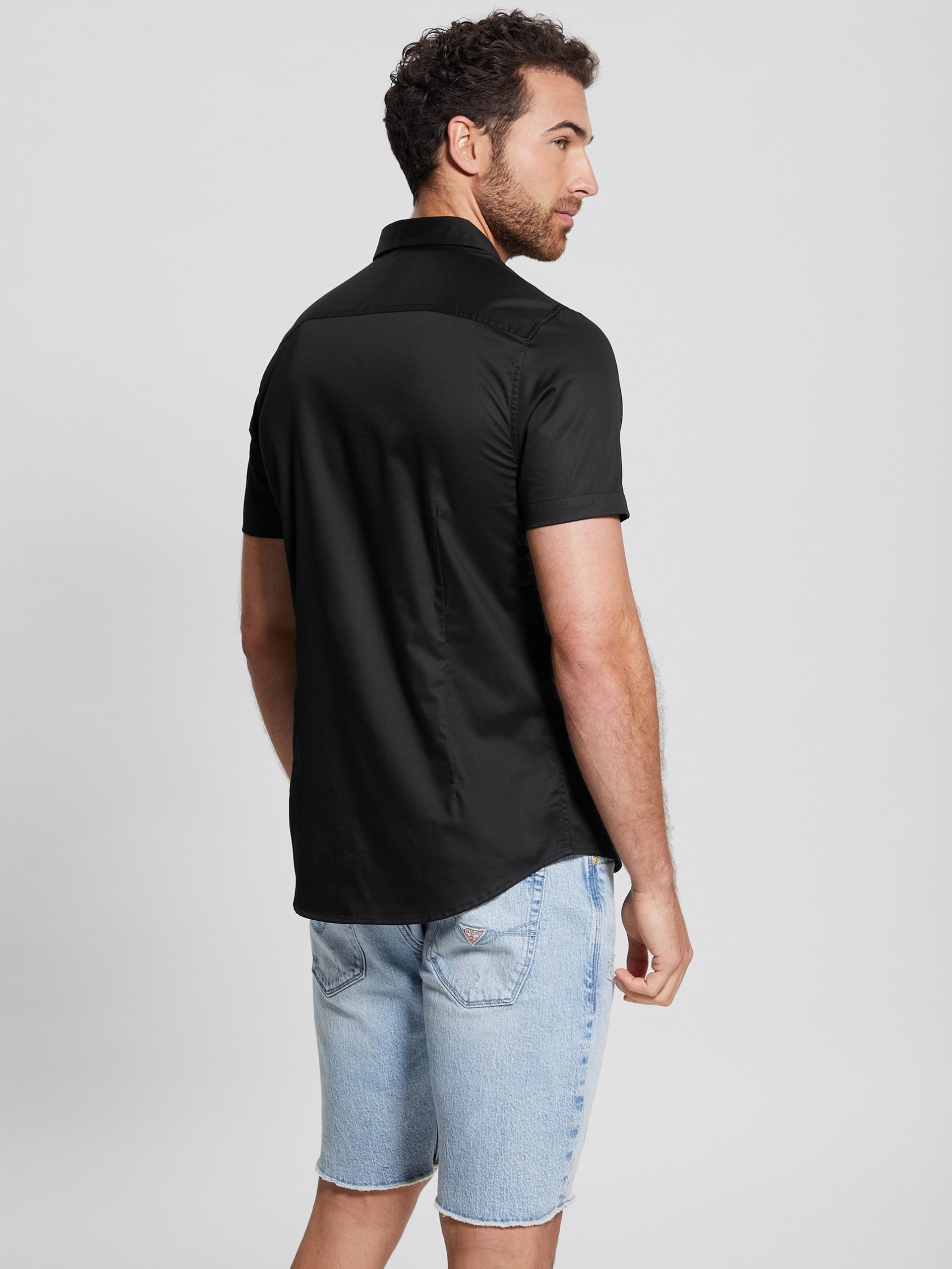 Camisa de manga curta Luxe Stretch