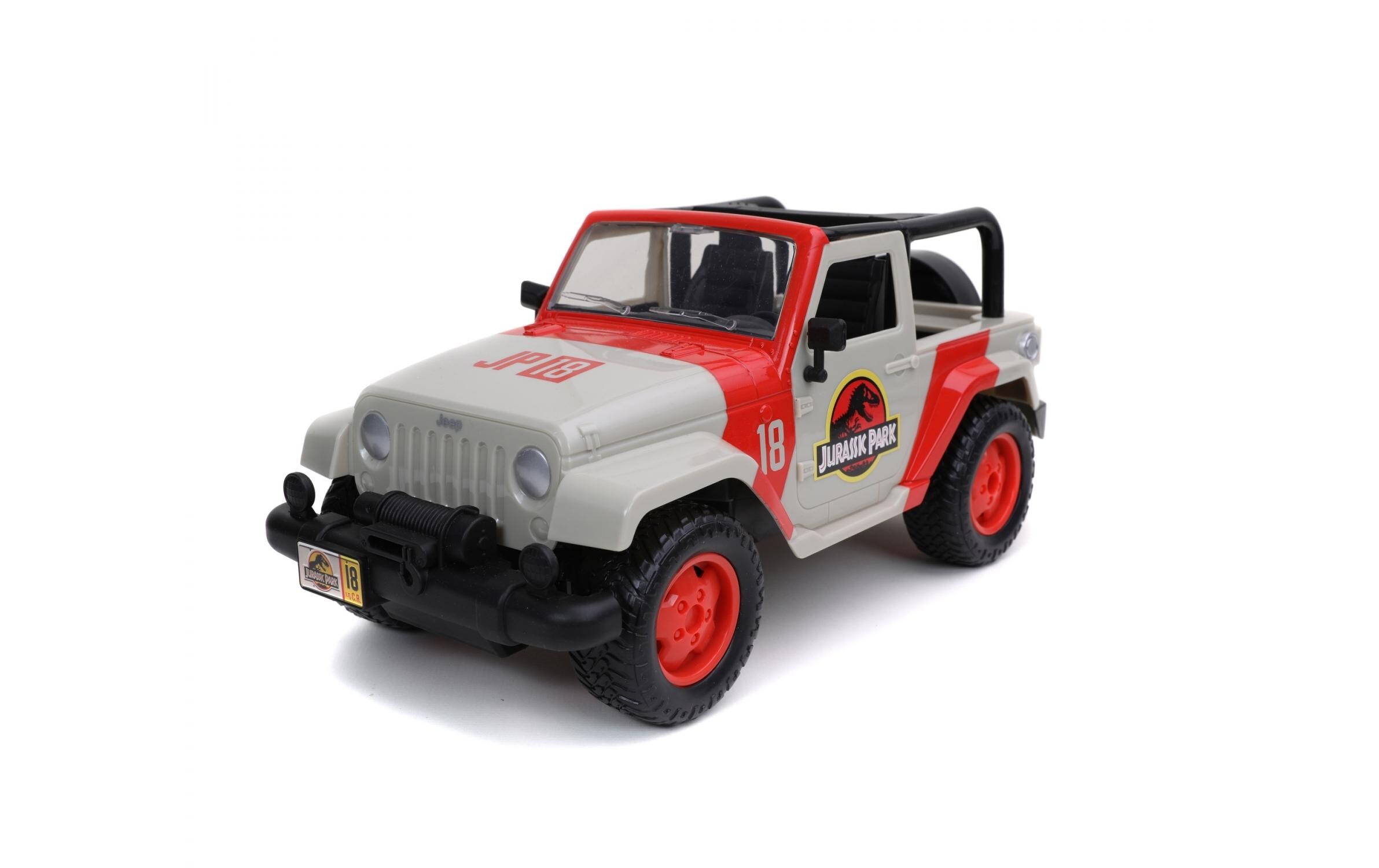 Jurassic Park RC Jeep Wrangler RTR, 1:16Ferngesteuerter Jeep Wrangler Geländewagen im Jurassic Park Design
