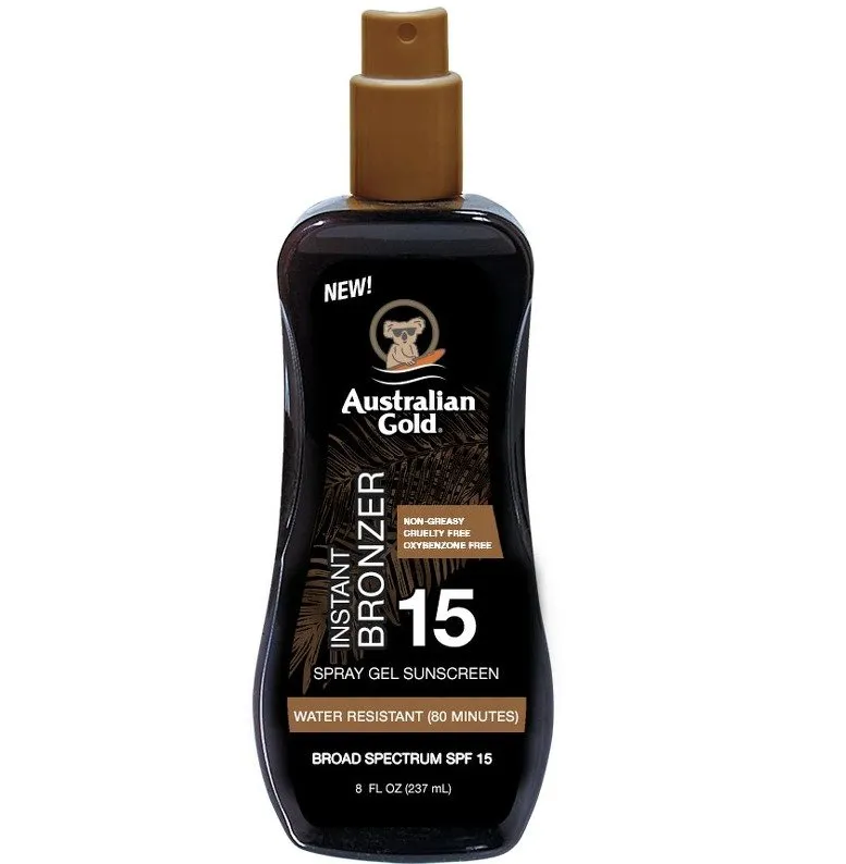 Australian Gold Instant Bronzer Spraygel SPF 15 237 ml