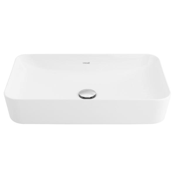 Sanigoods Aqualis keramische waskom 60x40cm wit glans