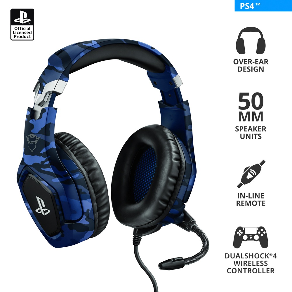 Trust GXT 488 Forze Offiziell lizenziertes PS4-Headset