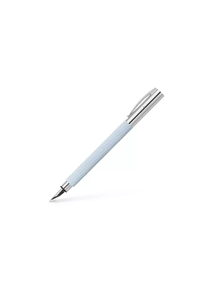FABER-CASTELL Füllhalter AMBITION ITALIC ICE BLUE M keine Farbe