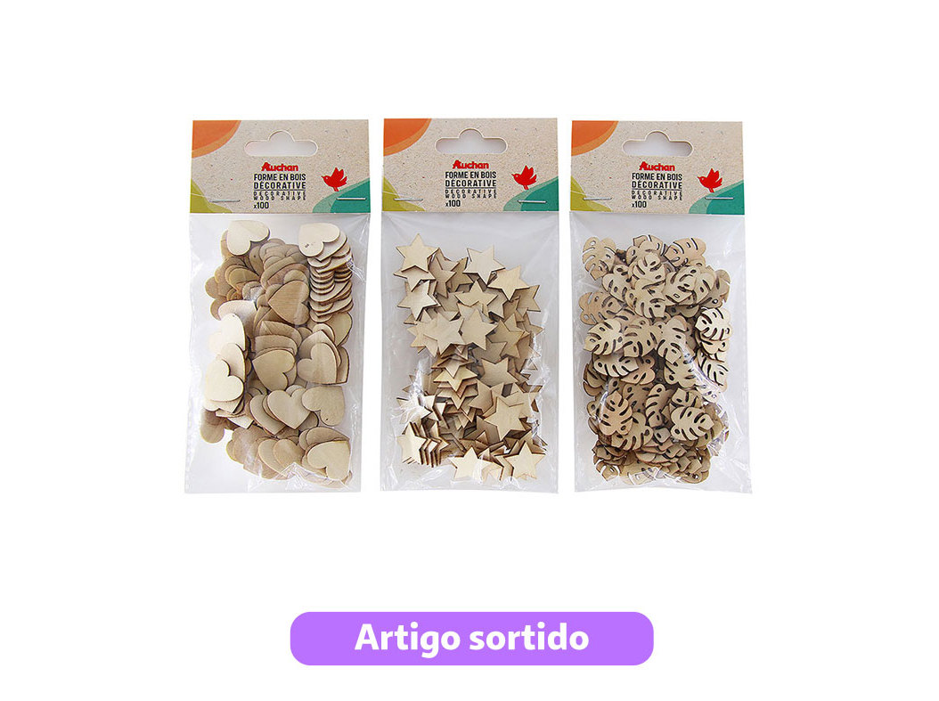 PEÇAS EM MADEIRA PARA DECORAR AUCHAN SORTIDAS
