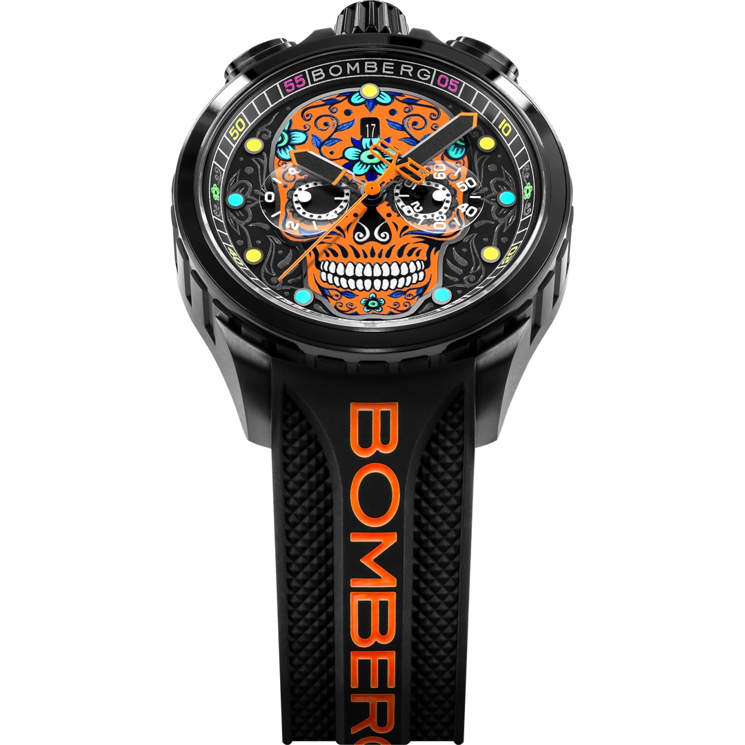 Bomberg Bolt-68 Heritage Sugar Skull Green Golden