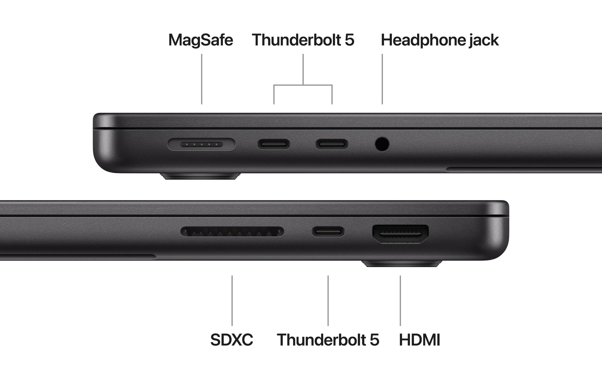 Apple Notebook »Apple MacBook Pro 14 Zoll (2024), M4 Max Chip, 16C CPU, 40C GPU« 35,97 cm / 14,2 ″ Apple M4 Max 1.000 GB SSD