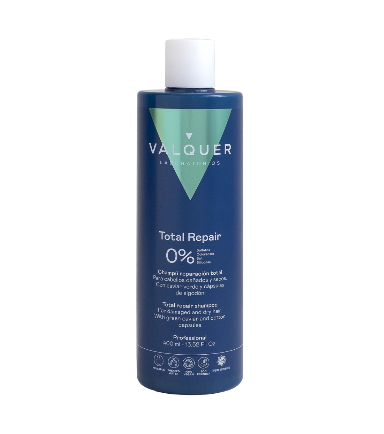 Valquer - Champô sem Sulfatos e sem Silicones Reparação total 400ml