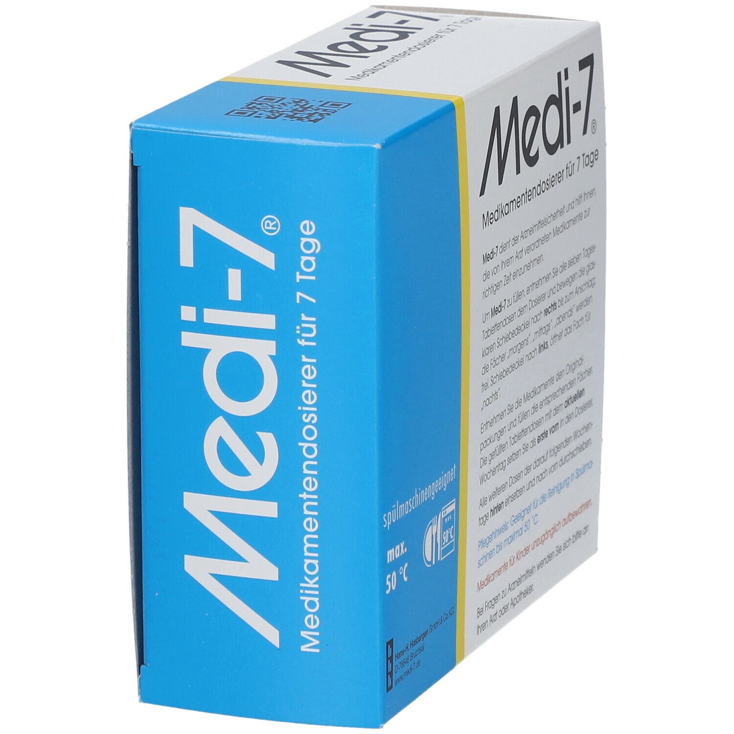 Medi-7 Medikamentendosierer für 7 Tage, blau