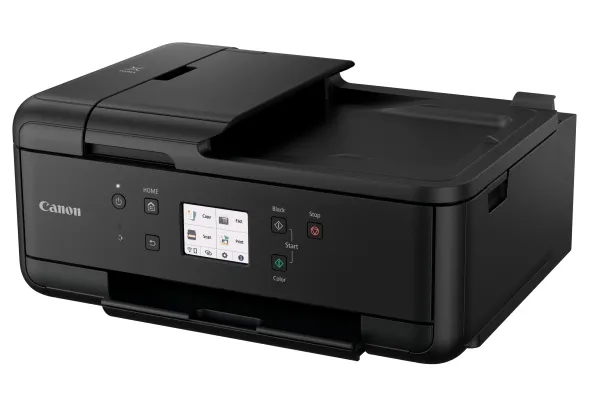 Canon PIXMA TR7650 - Multifunktionsprinter - farve - blækprinter - A4 (210 x 297 mm), Legal (216 x 356 mm) (original) - A4/Legal (medie) - op til 15 ipm (udskriver) - 200 ark - 33.6 Kbps - Wi-Fi(n), USB 2.0