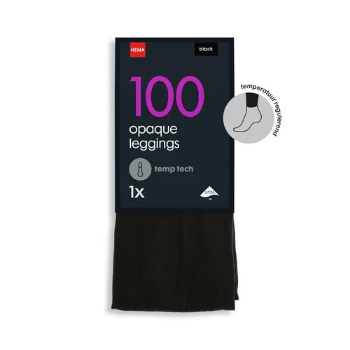 legging temp tech 100 deniers noir