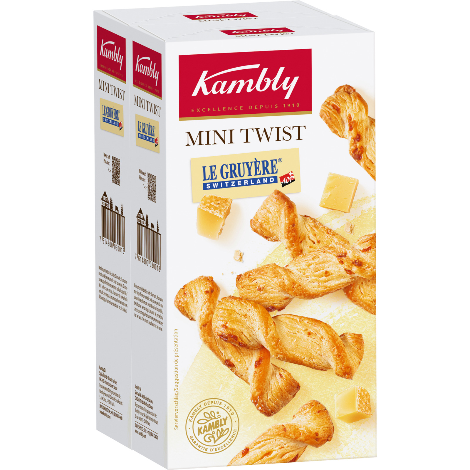 Kambly Mini Twist Käse 2x100g