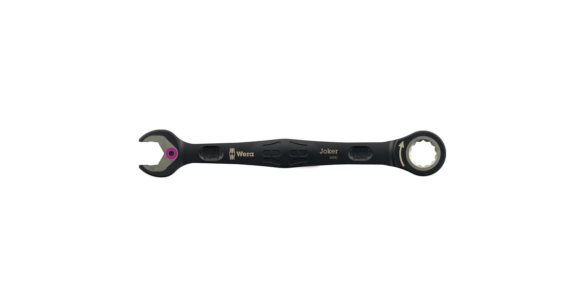 Wera6000 Joker Black Edition 11 set 1 steek-ringratelsleutelset, 11‑delig moersleutel  (Zwart)