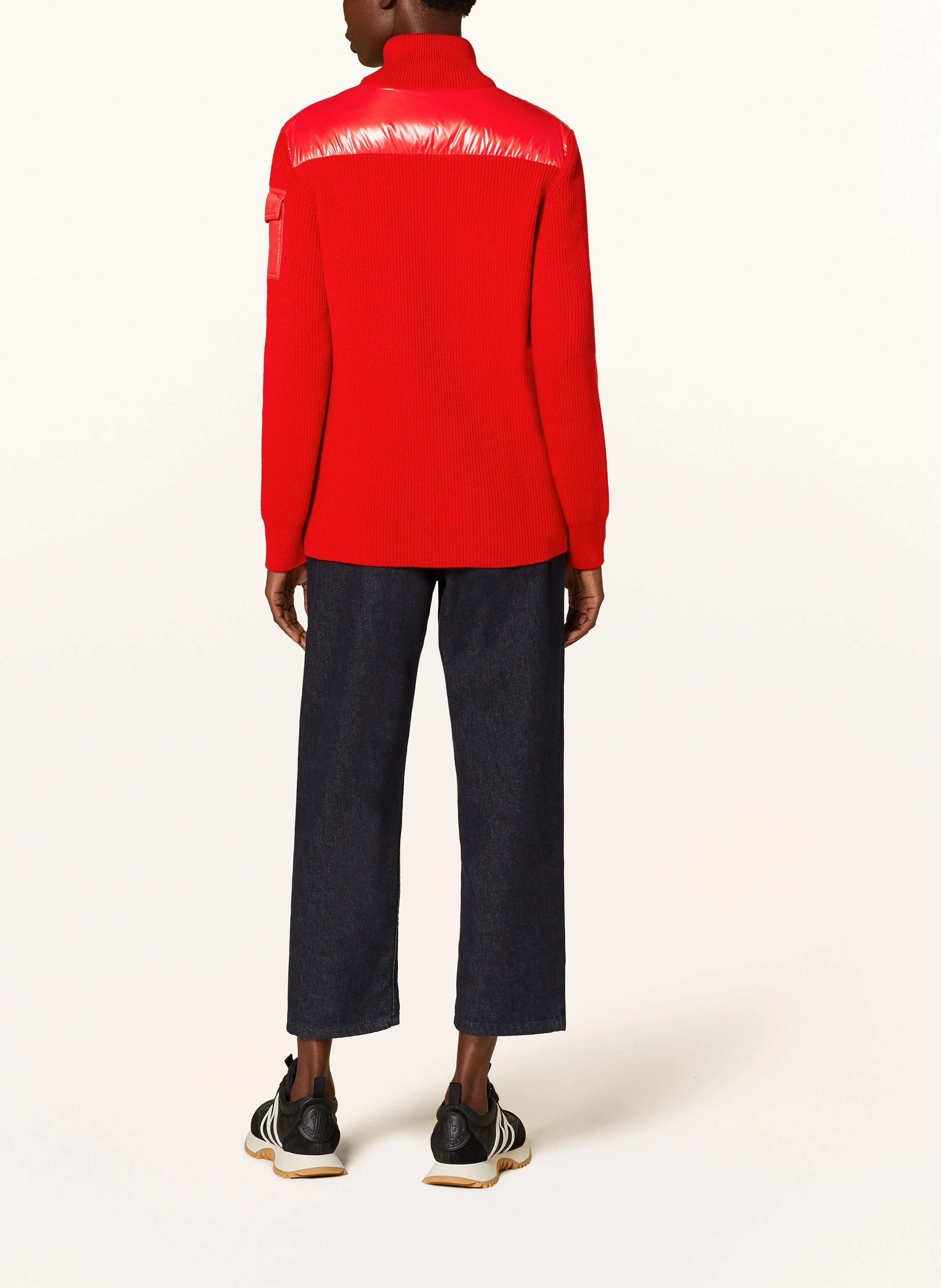 MONCLER Daunenjacke im Materialmix