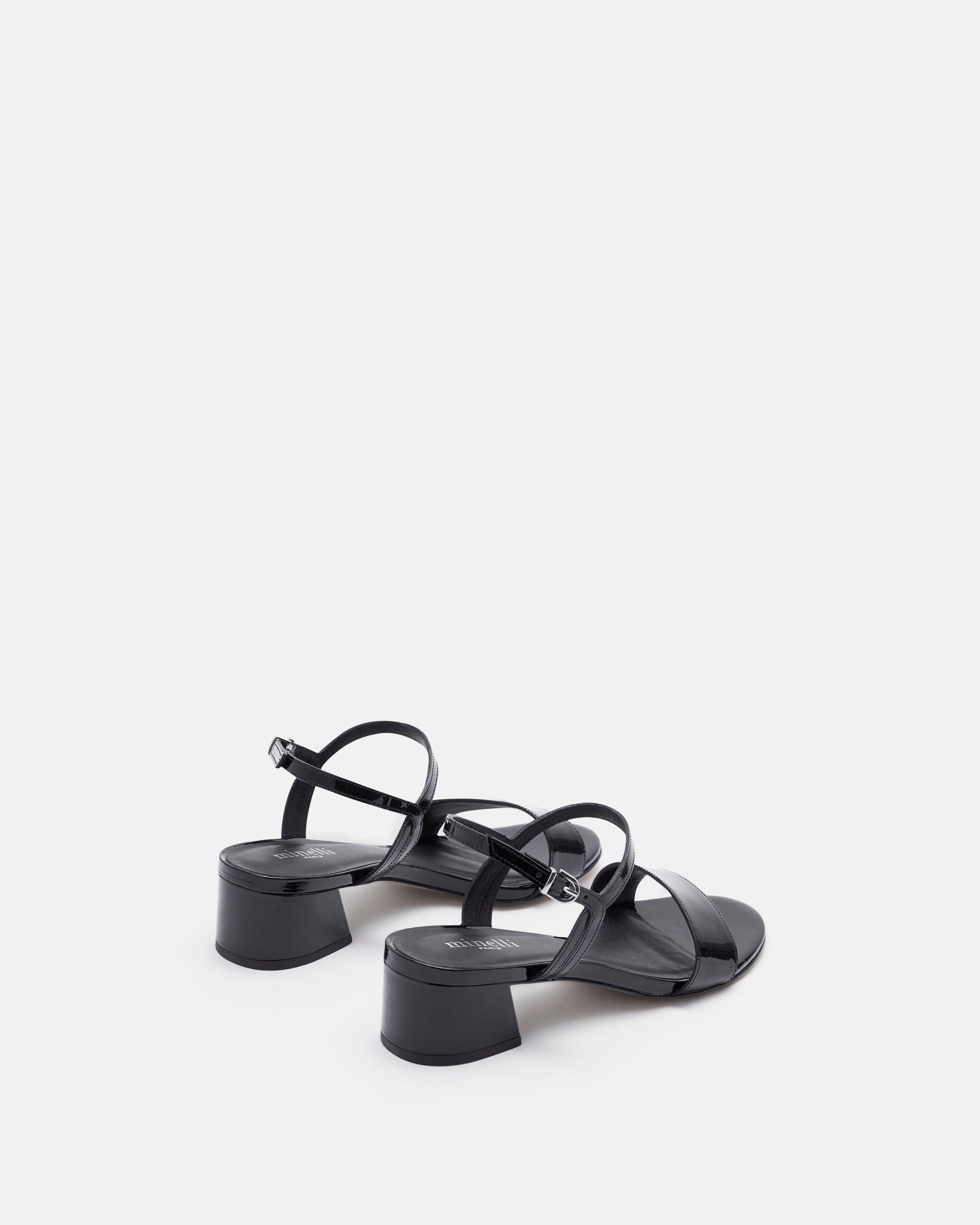 SANDALES CUSTODIA/VER NOIR