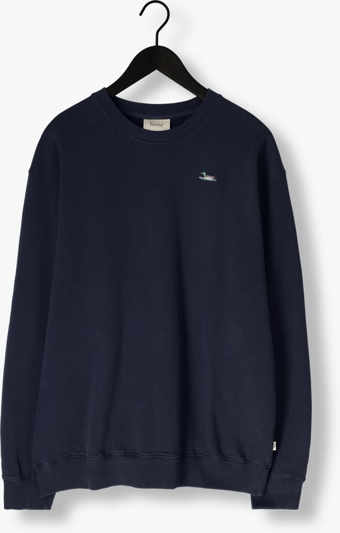 donkerblauwe forét sweater duck sweatshirt