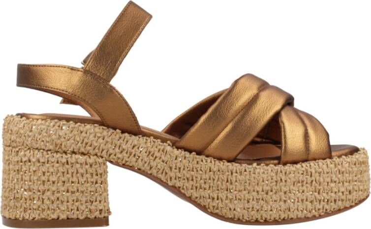 Noa Harmon Blauwe Hoge Hak Sandalen
