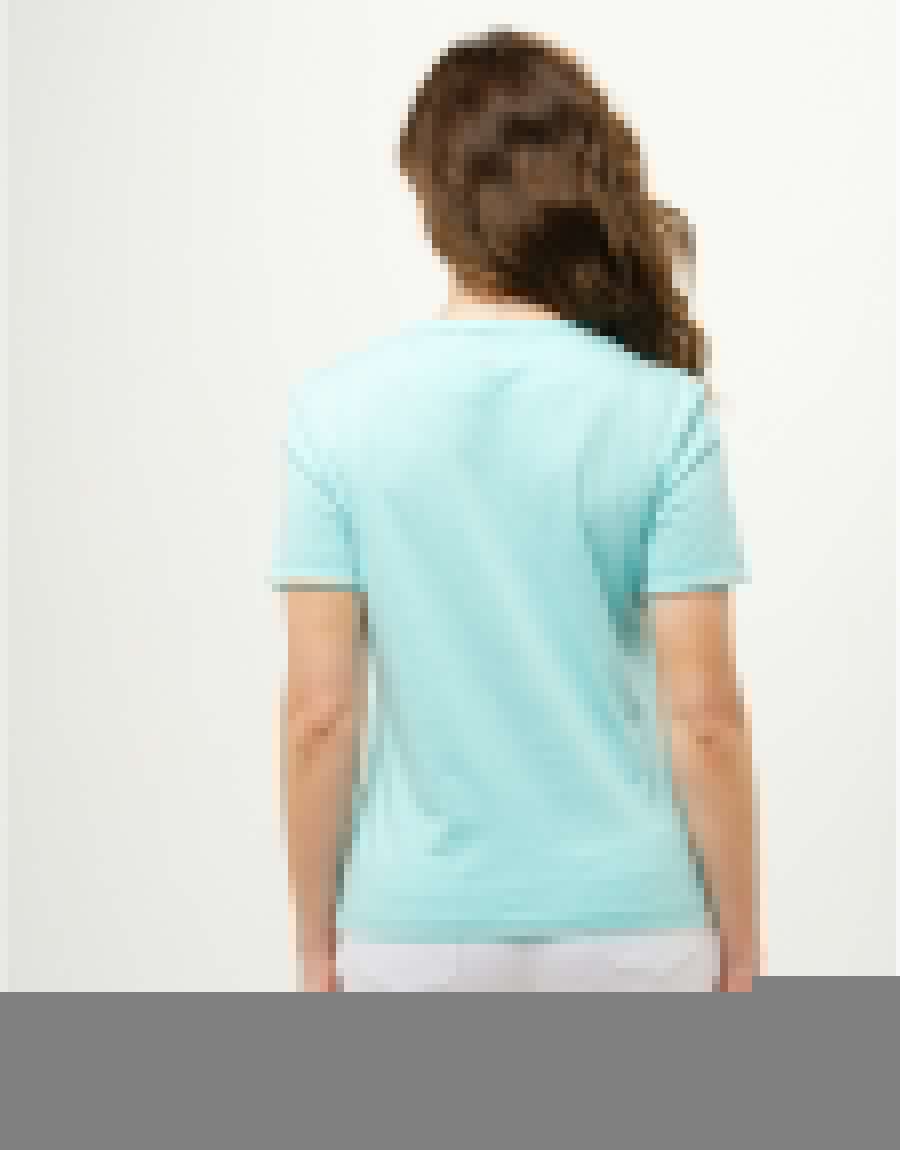 T-shirt vert coton modal