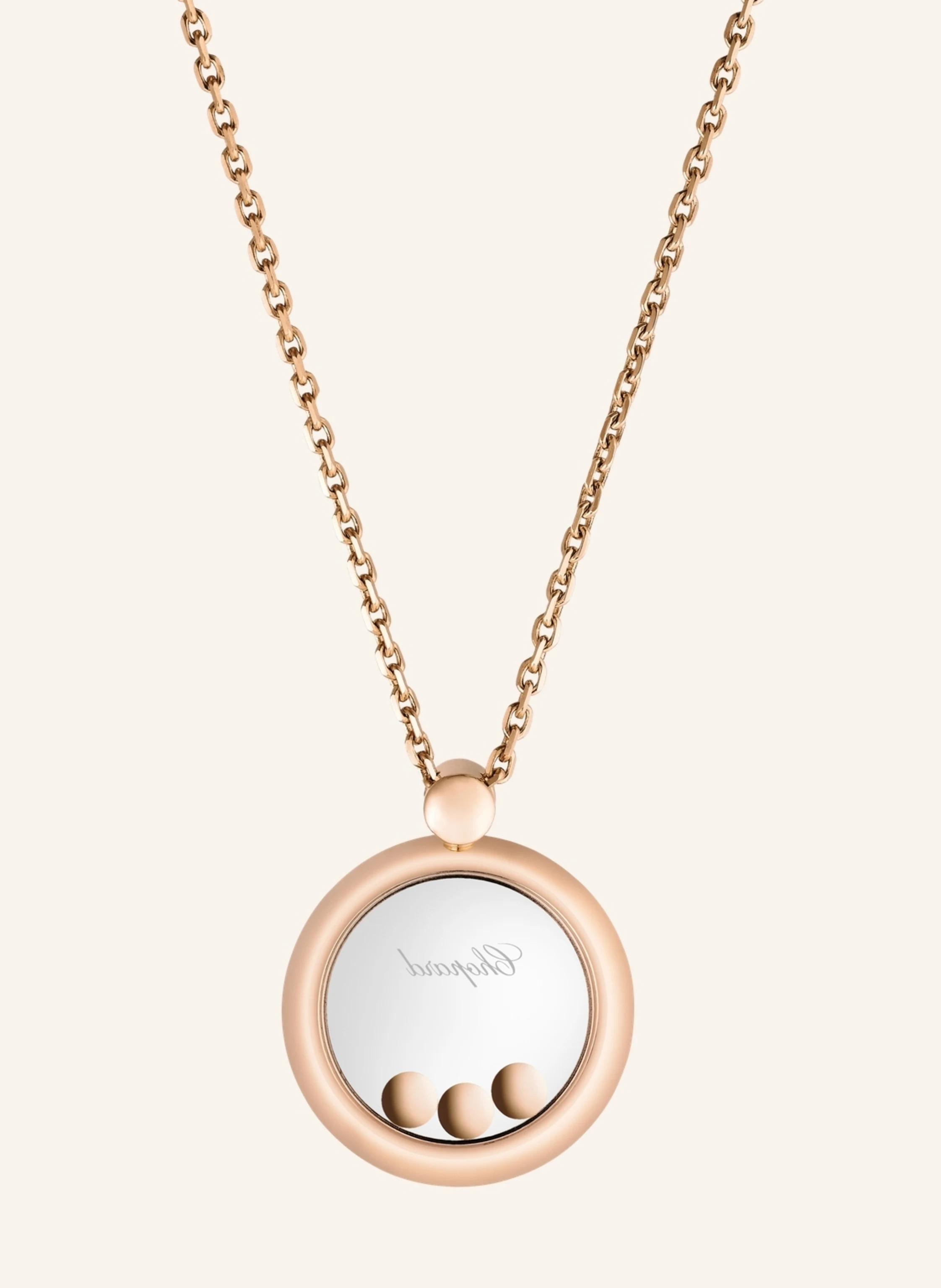 Chopard Anhänger HAPPY DIAMONDS ICONS Anhänger aus 18 Karat Roségold und Diamanten