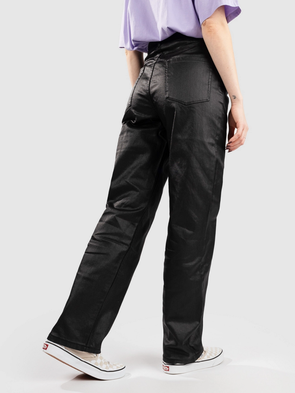 Empyre Tori Coated Jean Jeans black coated