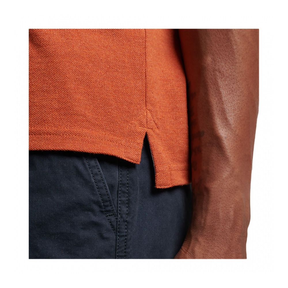 Superdry CLASSIC PIQUE - Polo Homme rust orange marl