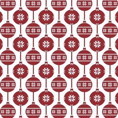 Clairefontaine Alliance - Papier cadeau - 70 cm x 50 m - 60 g/m² - motif boules scandinaves