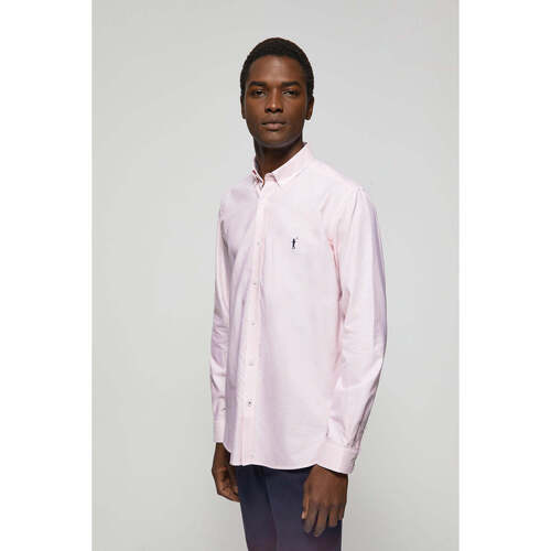 Polo Club - RIGBY GO SHIRT STRIPES OXFORD Rosa