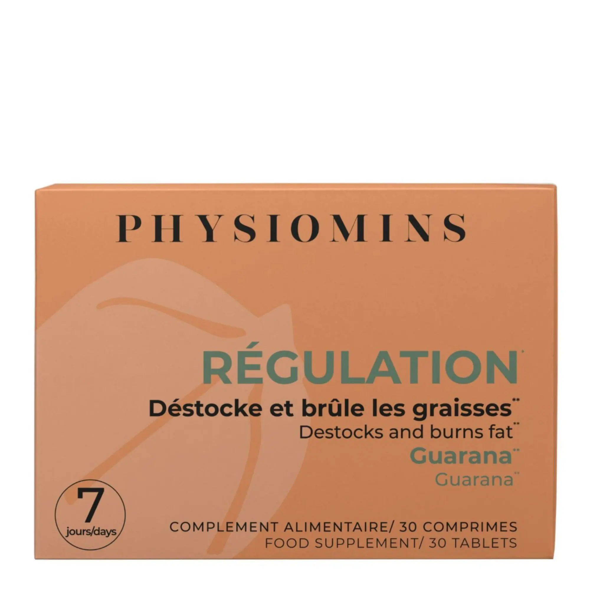 Physiomins - Régulation Destocke & brûle les graisses30 comprimés - Complément alimentaire