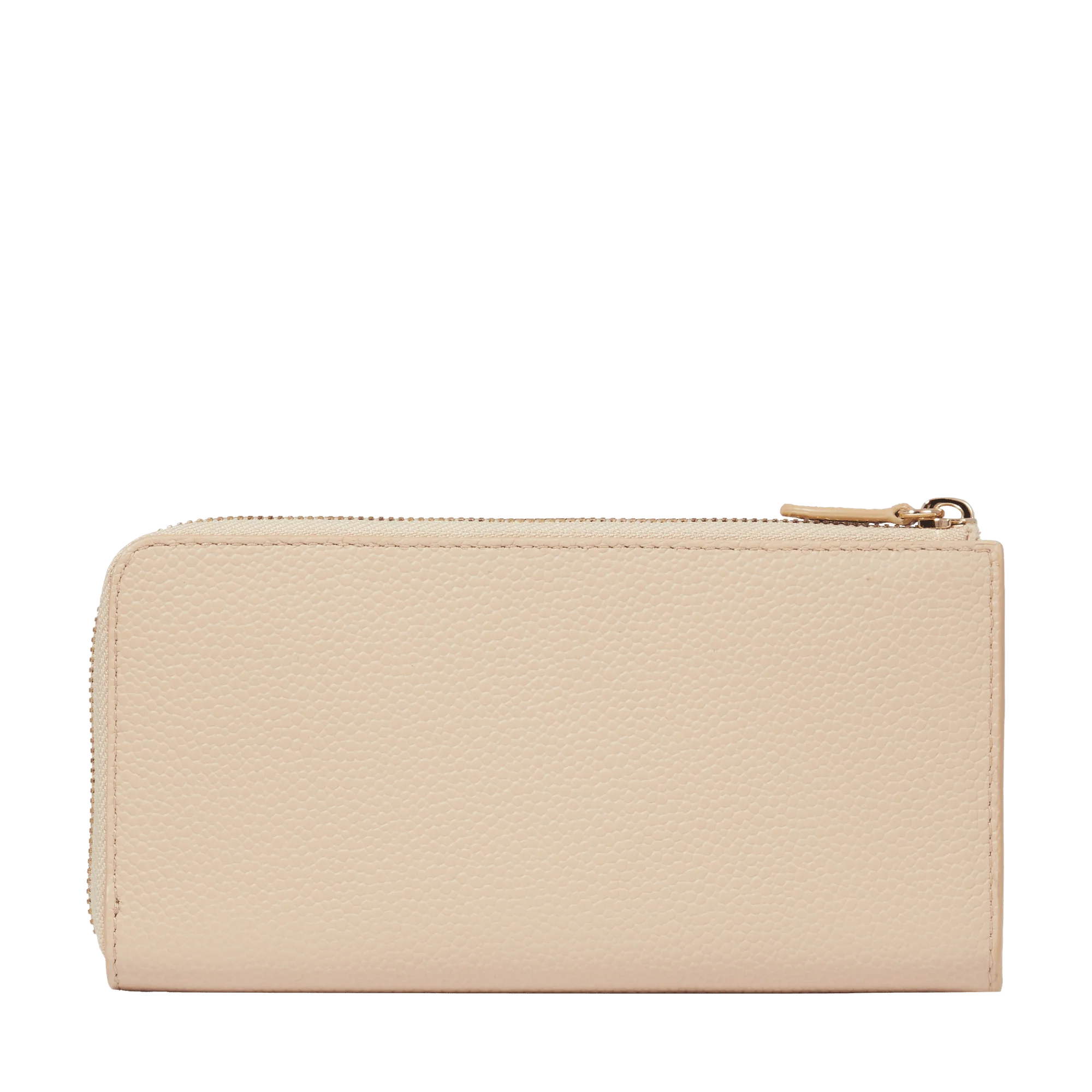 Portefeuille slim zippé Ninon de Lancel-Cappuccino/Dore