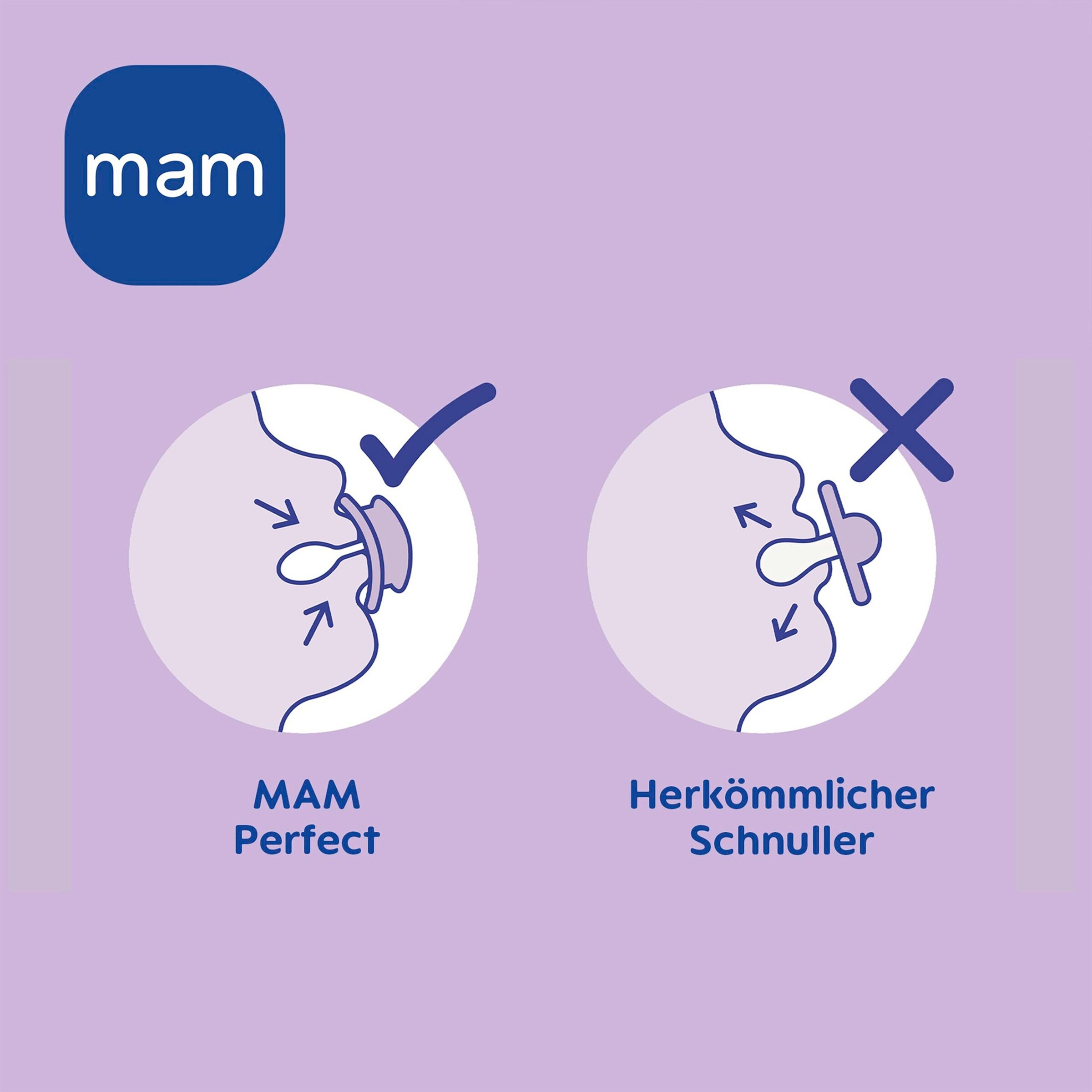 MAM 4er-Pack Schnuller Perfect Start Silikon, 0-2 M