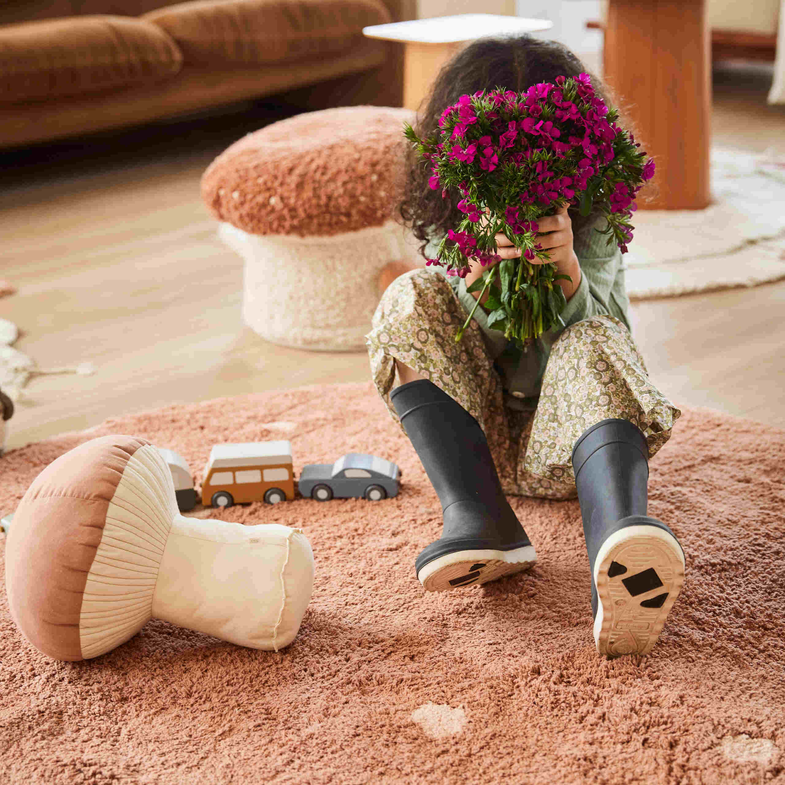 BOLETUS - Coussin en coton | Multicolore