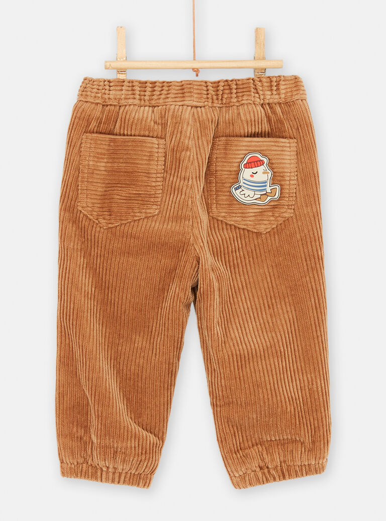 Pantalon uni et confortable pour bébé garçon