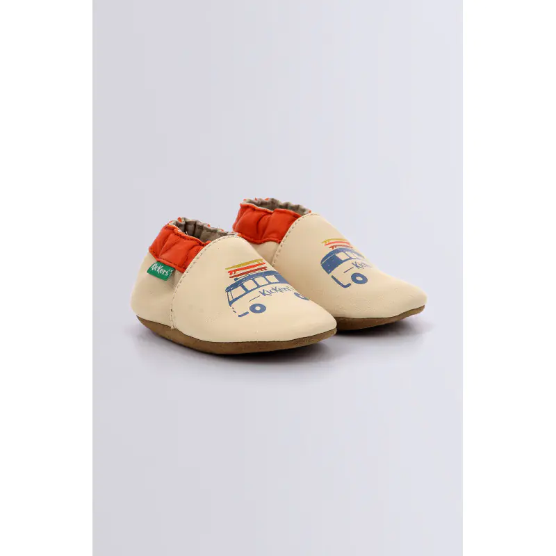 Kickbaby van Beige CHAUSSONS Cuir  Bébé