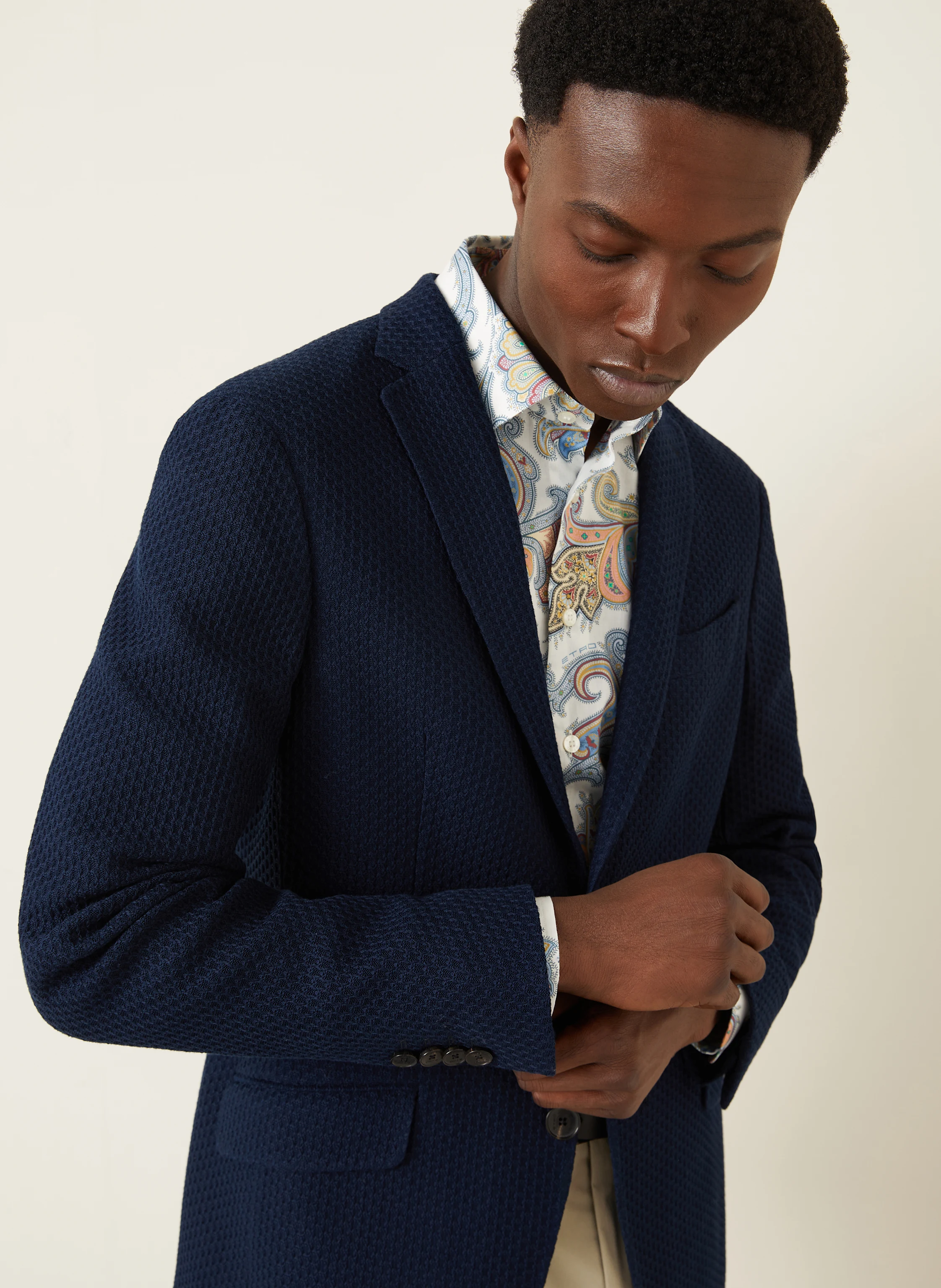 ETRO Stricksakko Slim Fit