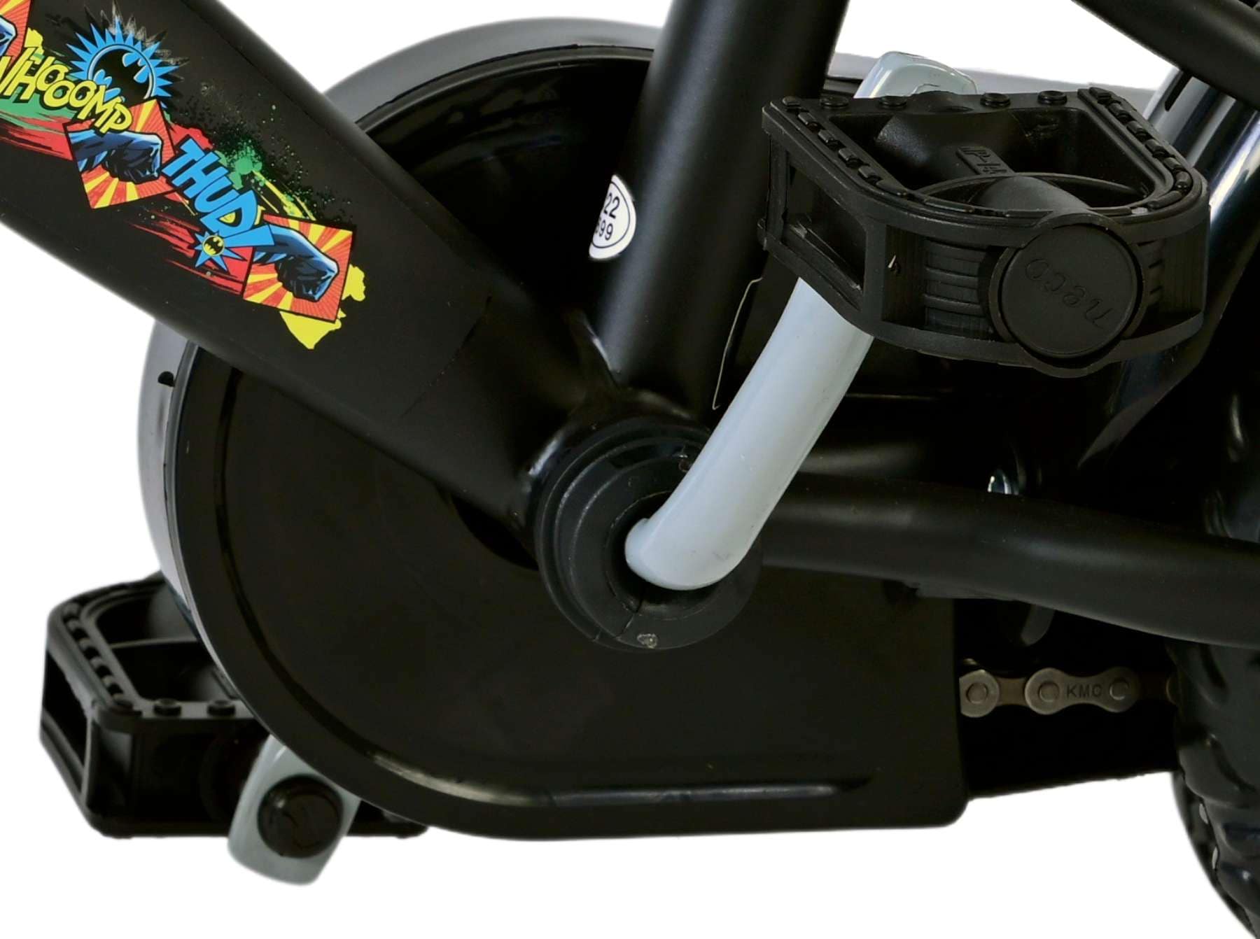 Kinderfahrrad Batman für Jungen 12 Zoll Kinderrad in Schwarz Fahrrad