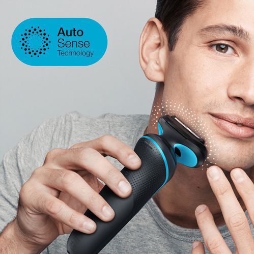 Braun - Series 5 - Scheerapparaat - Blauw - 100% Waterproof