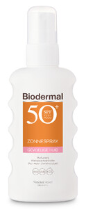 Biodermal Zonnebrand spray voor de gevoelige huid SPF 50 , ook geschikt voor kinderen 175ML
