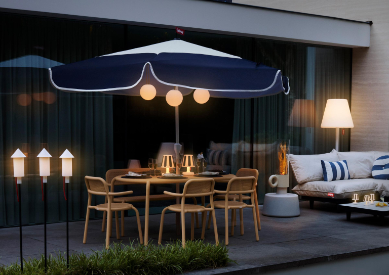 Fatboy Bolleke hanglamp LED oplaadbaar Ø20 Taupe