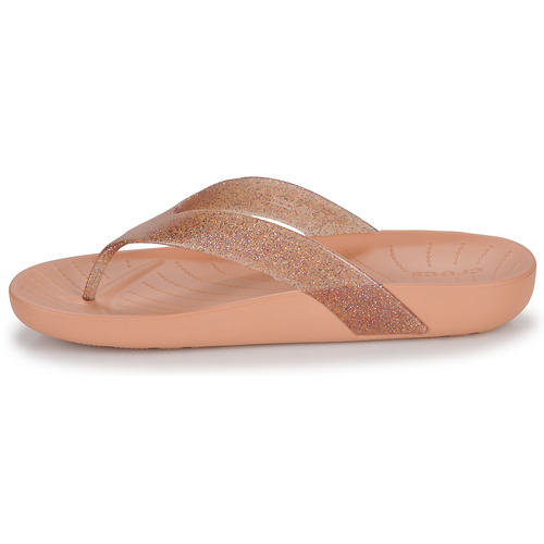 Crocs - Crocs Splash Glitter Flip - Corail