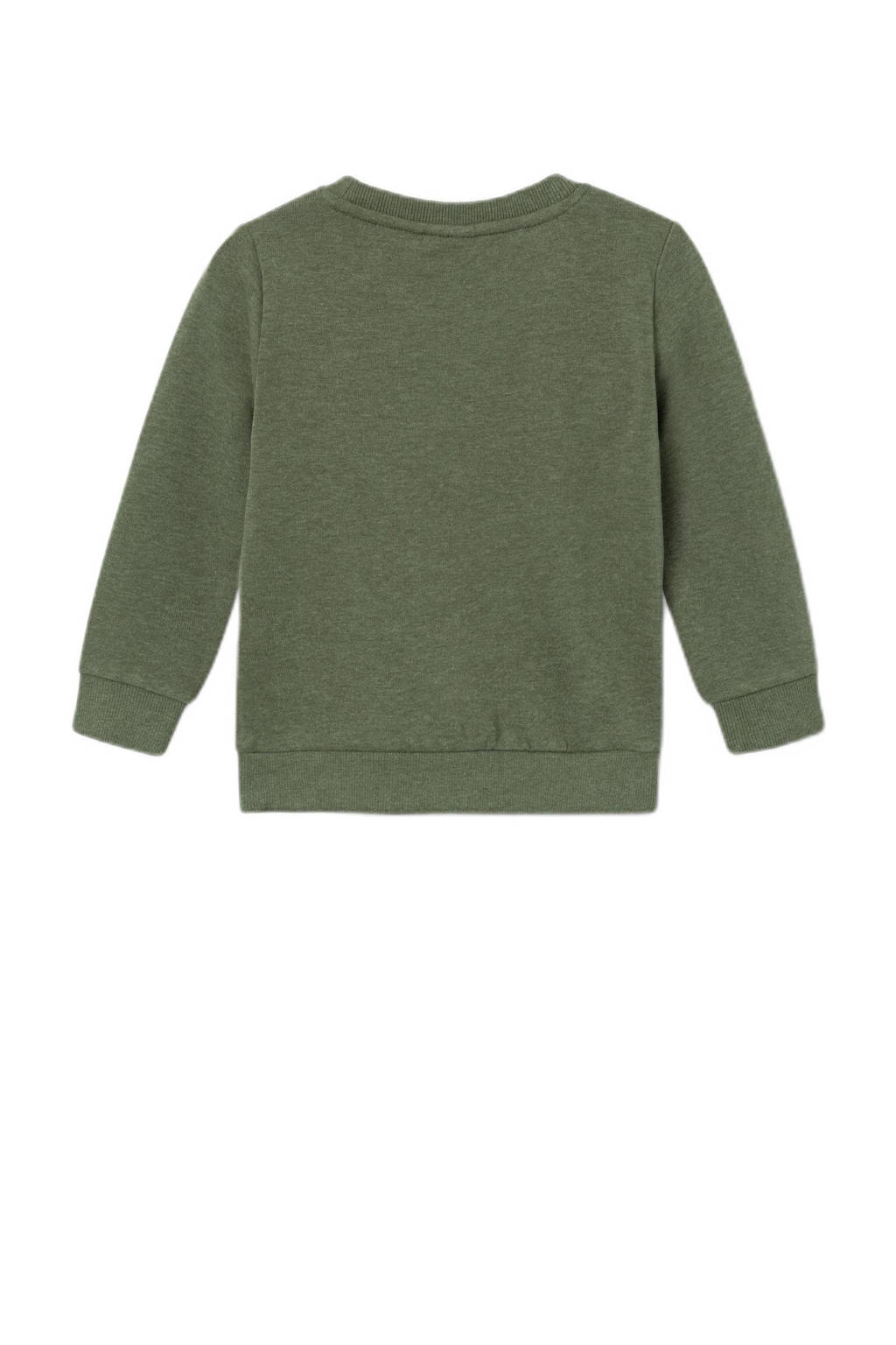 NAME IT sweater NMMVIMO met all over print groen