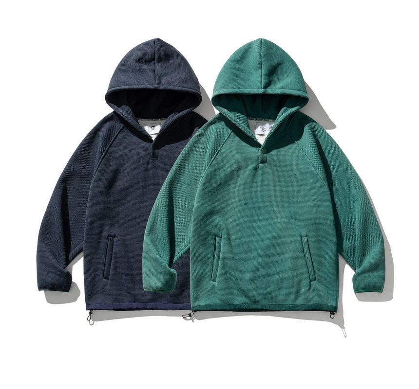 Dandyluxe - Hoodie met trekkoord en effen kleur